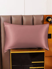 Pale Mauve 19Momme 100% Mulberry Silk Pillowcase with hidden zipper, Toddler size.