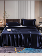 22Momme 3Pcs Silk Set Flat Sheet+2x Pillowcases