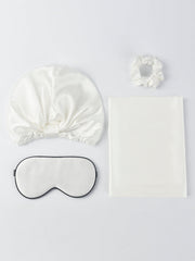 22Momme 4Pcs Set Silk Skin-Friendly Beauty Sleep Set