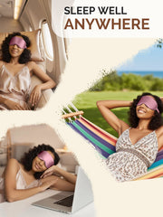 22Momme Pure Silk 3D Contoured Adjustable Eye Mask