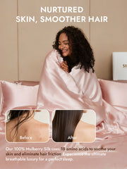 25Momme Mulberry Silk Seamless Duvet Cover (WITHOUT PILLOWCASES)