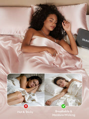 25Momme Mulberry Silk Seamless Duvet Cover (WITHOUT PILLOWCASES)