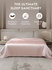 25Momme Mulberry Silk Seamless Duvet Cover (WITHOUT PILLOWCASES)