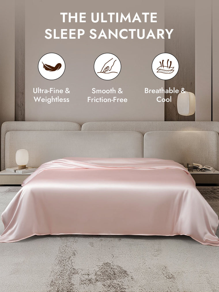 25Momme Mulberry Silk Seamless Duvet Cover (WITHOUT PILLOWCASES)