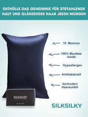 2Pcs 19Momme Pure Silk Pillowcases Bundle - Envelope