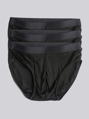 3Pcs Men Briefs Breathable 100% Mulberry Silk Underwear