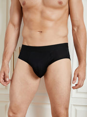 3Pcs Men Briefs Breathable 100% Mulberry Silk Underwear