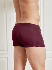 3Pcs Mens Pure Silk Boxer Briefs Underwear