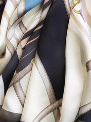 Blue Serenity Long Silk Scarf