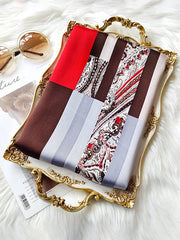 Classic Stripes Long Silk Scarf