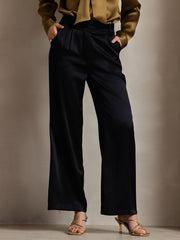 Clearance - 19Momme Silk High Waist Boot Cut Women's Pants