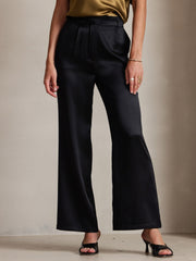 Clearance - 19Momme Silk High Waist Boot Cut Women's Pants