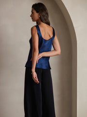 Clearance - 19Momme Silk Sleeveless U Neck Women's Tank Top