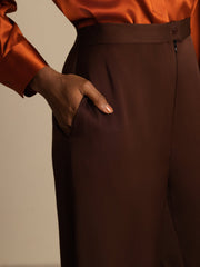 Clearance - 19Momme Silk Women’s Wide-Leg High-Waist Business Casual Pants