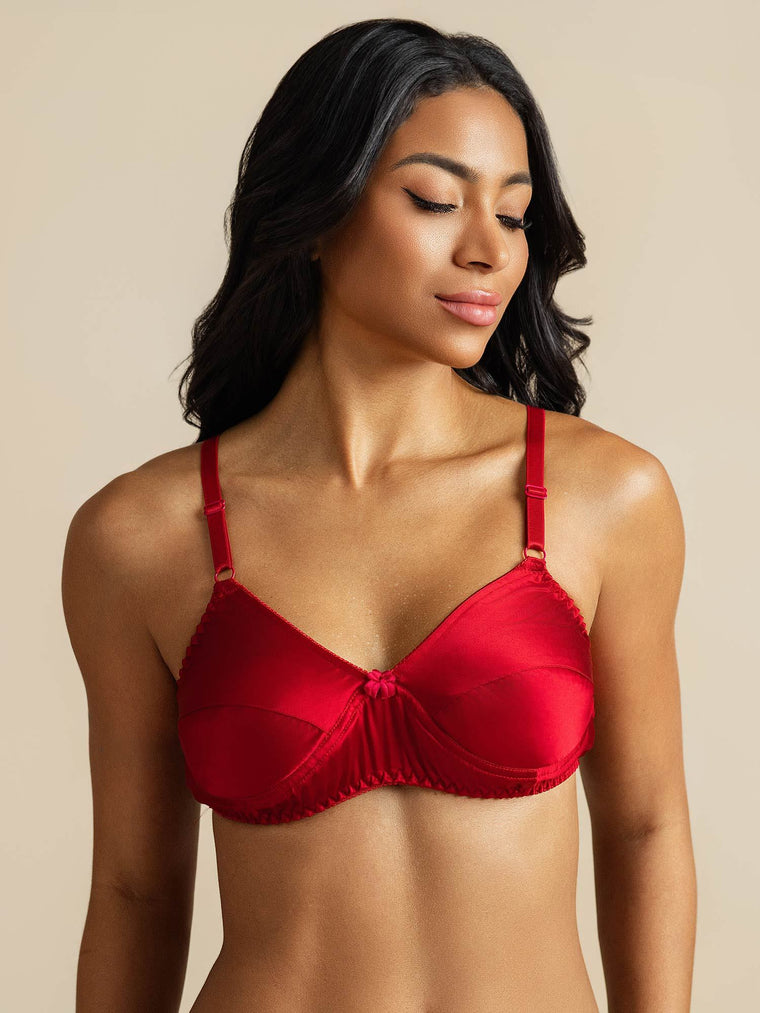 Clearance - Pure Silk Bra with Adjustable Straps