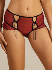 Clearance - Pure Silk Sexy Comfort Sheer Cut Out Panty