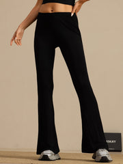 Clearance - Pure Silk Women's Flare Pants High Waisted Bell Bottom
