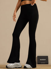 Clearance - Pure Silk Women's Flare Pants High Waisted Bell Bottom
