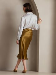 Clearance - Silk Classic Daily Basic Shirt