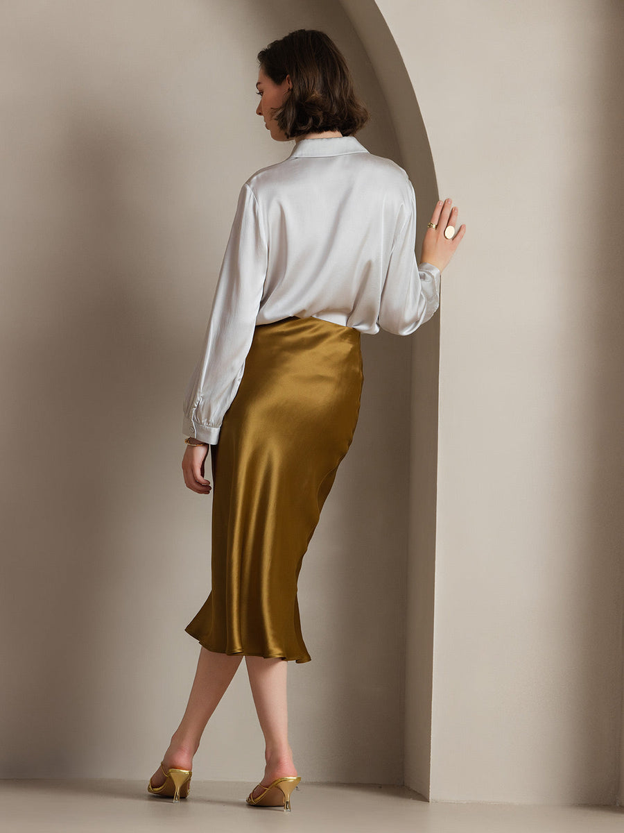Clearance - Silk Classic Daily Basic Shirt