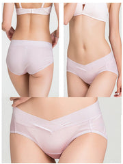Clearance - Silk Knitted Pregnant Woman V-Waist Panties (Bra NOT Included)