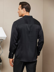 Clearance - Silk Mens shirt with Long Sleeves