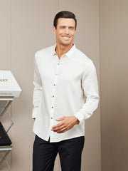 Clearance - Silk Mens shirt with Long Sleeves