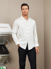 Clearance - Silk Mens shirt with Long Sleeves