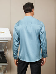 Clearance - Silk Mens shirt with Long Sleeves