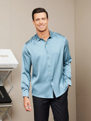 Clearance - Silk Mens shirt with Long Sleeves