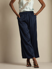 Clearance - Women's 19Momme Silk Wide Leg Split Pants