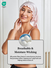 Elegant Long Pure Silk Bonnet