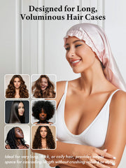 Elegant Long Pure Silk Bonnet