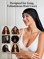 Elegant Long Pure Silk Bonnet