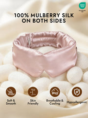 Elegant One Piece 100% Mulberry Silk Sleep Eye Mask