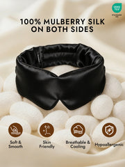 Elegant One Piece 100% Mulberry Silk Sleep Eye Mask