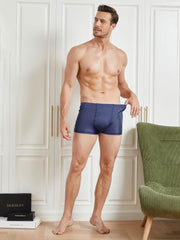 Men‘s Pure Silk Boxer Briefs Underwear