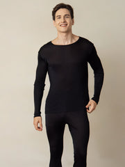 Men's Silk Jersey Long Sleeve Long Johns