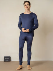 Men's Silk Jersey Long Sleeve Long Johns
