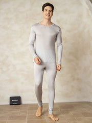 Men's Silk Jersey Long Sleeve Long Johns