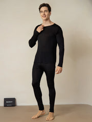 Men's Silk Jersey Long Sleeve Long Johns