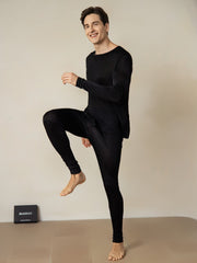 Men's Silk Jersey Long Sleeve Long Johns