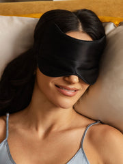 Pure Silk Contoured Cat Eye Mask