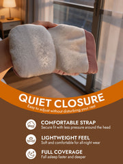 Pure Silk Double-Sided Eye Mask With Silent Velcro Closure