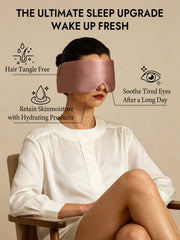 Pure Silk Double-Sided Eye Mask With Silent Velcro Closure