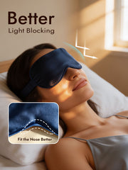 Pure Silk Eye Mask And Envelope Pouch Set 2Pcs