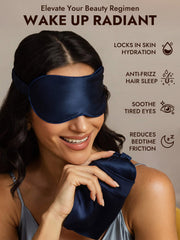 Pure Silk Eye Mask And Envelope Pouch Set 2Pcs