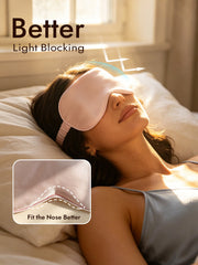 Pure Silk Eye Mask And Envelope Pouch Set 2Pcs