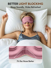 Pure Silk Eye Mask With Elastic Band