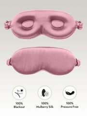 Pure Silk Eye Mask With Elastic Band